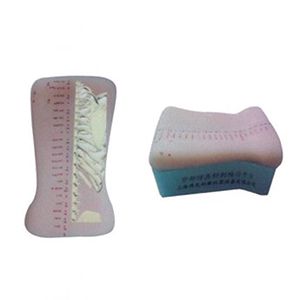 Emulational human back acupuncture training platform
